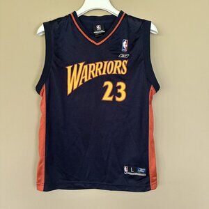Vintage Golden State Warriors Jason Richardson Jersey Youth L #23 NBA Retro Y2K